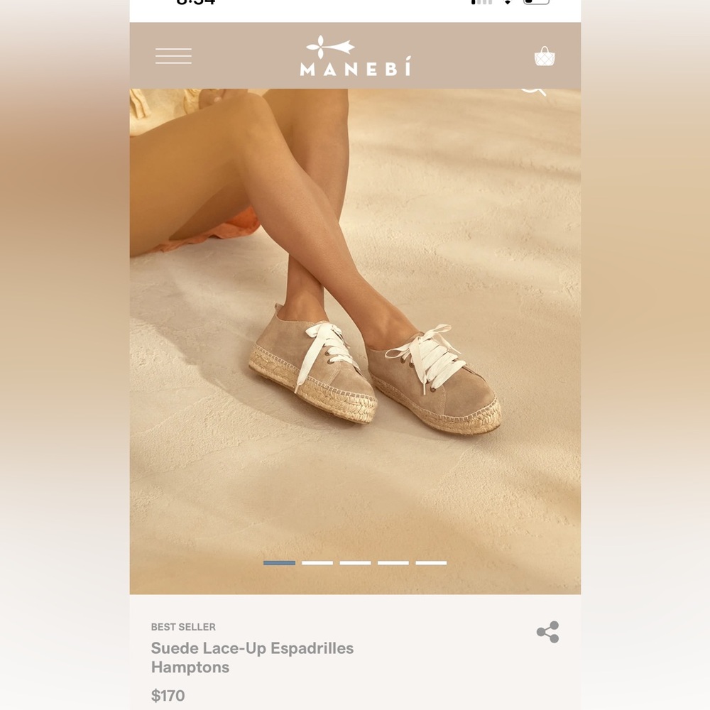 Manebi lace up espadrilles - Picture 4 of 4